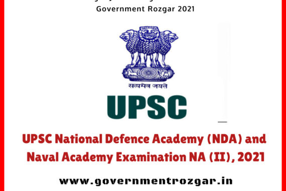 UPSC NDA and Naval Academy Examination (II) 2021 - www.governmentrozgar.in