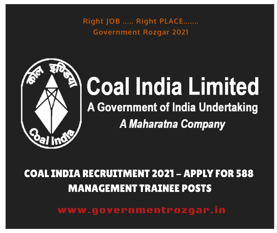 Coal India Recruitment 2021
