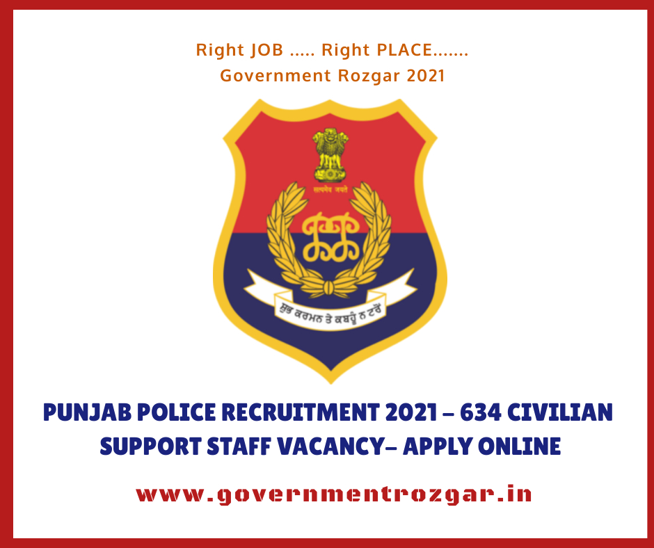 Punjab Police Recruitment 2021