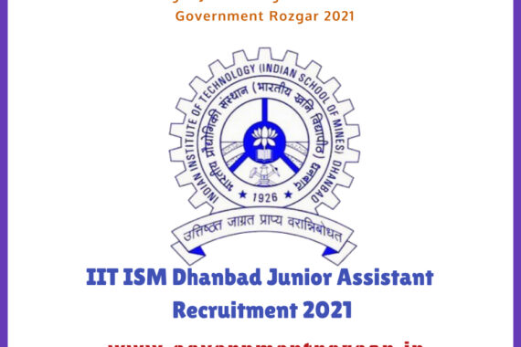 Advertisement for the post of Junior Assistant Last Date 31-8-2021, Click Here.