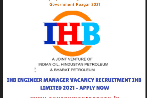 IHB ENGINEER MANAGER VACANCY RECRUITMENT IHB LIMITED 2021 – APPLY NOW