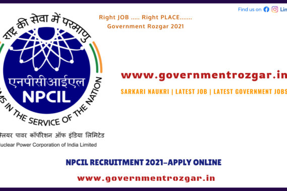 NPCIL Recruitment 2021-Apply Online