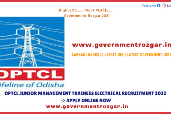 OPTCL Junior Management Trainees Electrical Recruitment 2022