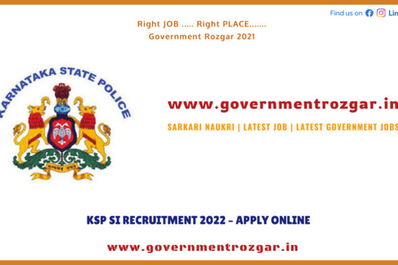 KSP SI Recruitment 2022