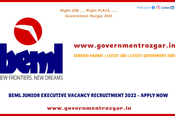 BEML JUNIOR EXECUTIVE VACANCY RECRUITMENT 2022