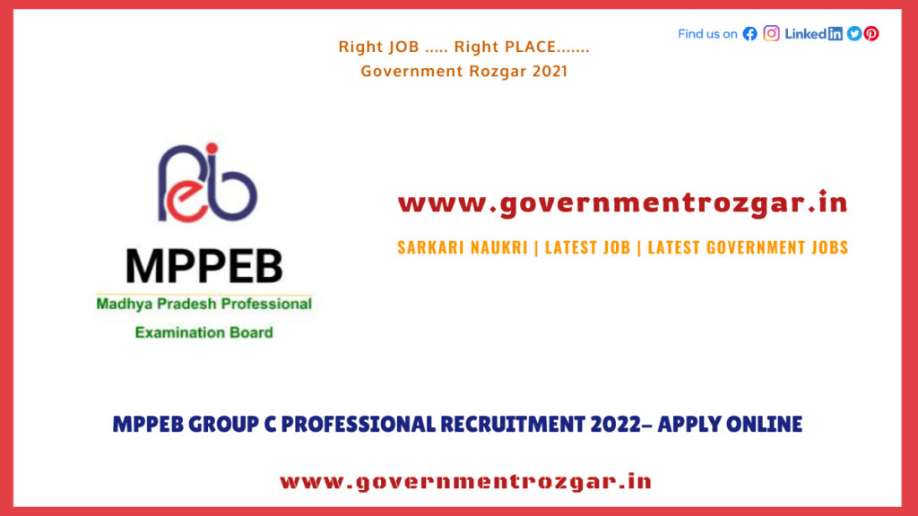 MPPEB Group C Professional Recruitment 2022