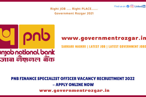 PNB Finance Specialist Officer Vacancy Recruitment 2022