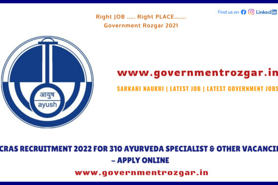 CCRAS Recruitment 2022