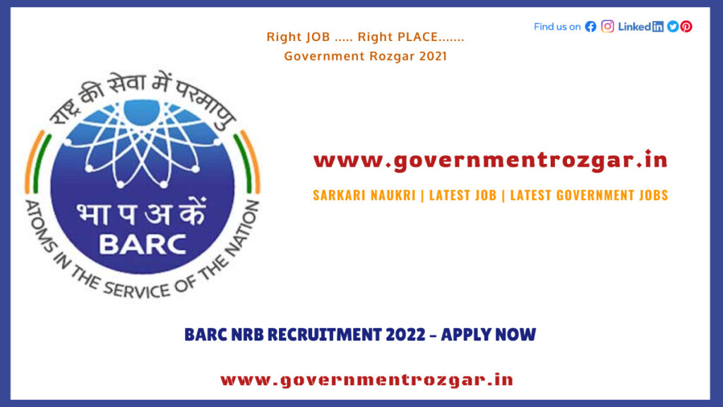 BARC NRB Recruitment 2022