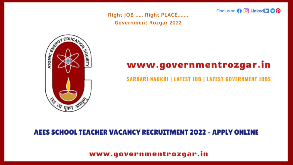 AEES School Teacher Vacancy Recruitment 2022