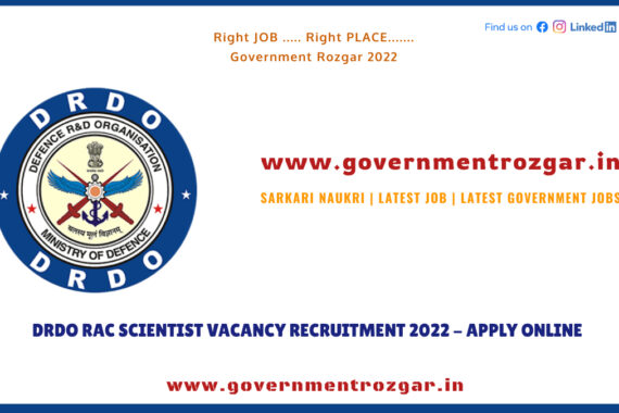 DRDO RAC Recruitment 2022