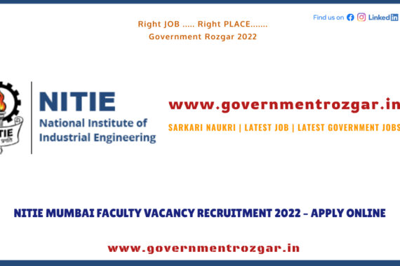 NITIE Mumbai Recruitment 2022