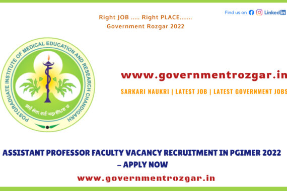 PGIMER Recruitment 2022