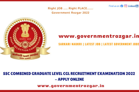 SSC CGL Recruitment 2022