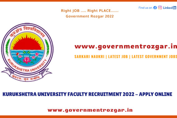 Kurukshetra University Recruitment 2022