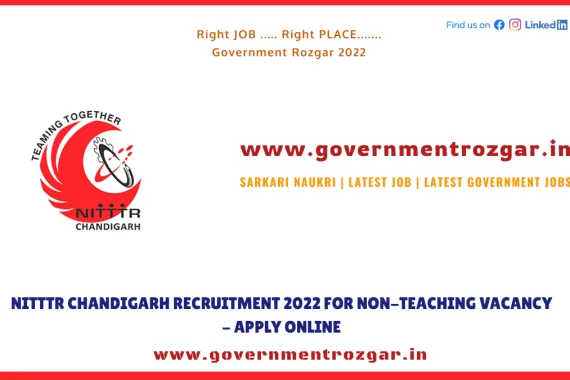NITTTR Chandigarh Recruitment 2022