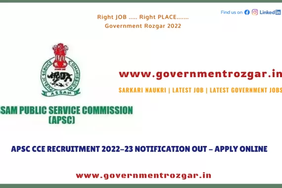 APSC Recruitment 2022