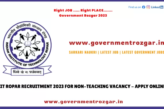 IIT Ropar Recruitment 2023