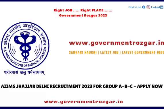 AIIMS Jhajjar Delhi Recruitment 2023