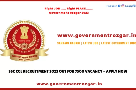 SSC CGL 2023 Notification