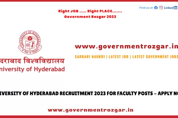 University of Hyderabad Recruitment 2023