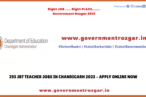 293 JBT Teacher Jobs in Chandigarh 2023
