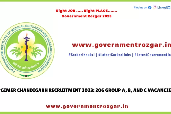 PGIMER Chandigarh Recruitment 2023