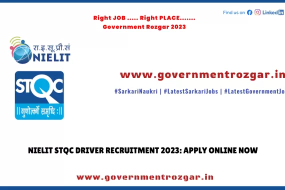NIELIT STQC Driver Recruitment 2023