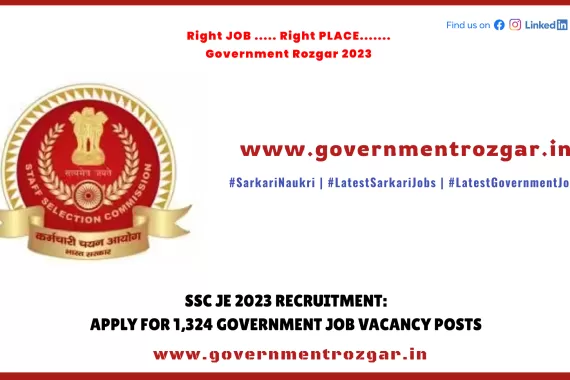 SSC JE 2023 Recruitment