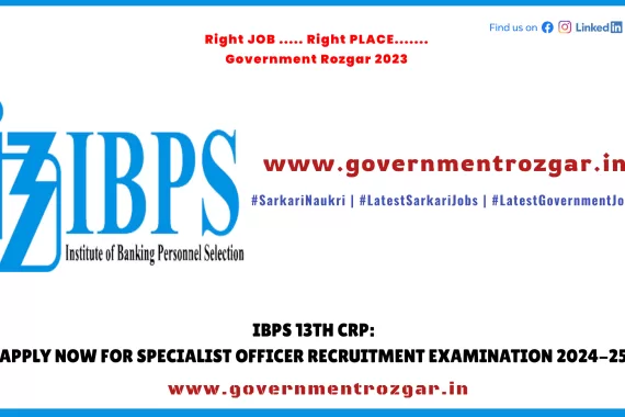IBPS Specialist Officer Recruitment 2023