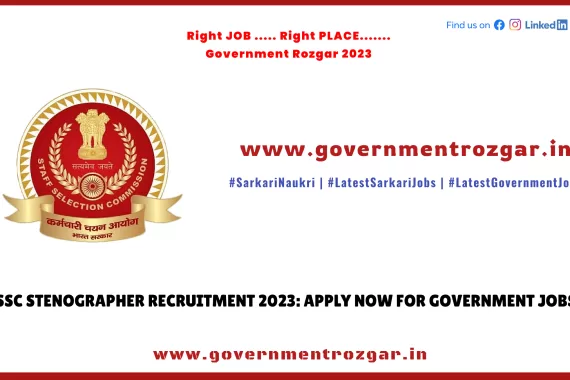 SSC Stenographer Recruitment 2023