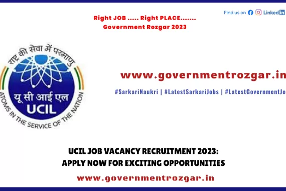 UCIL Job Vacancy Recruitment 2023