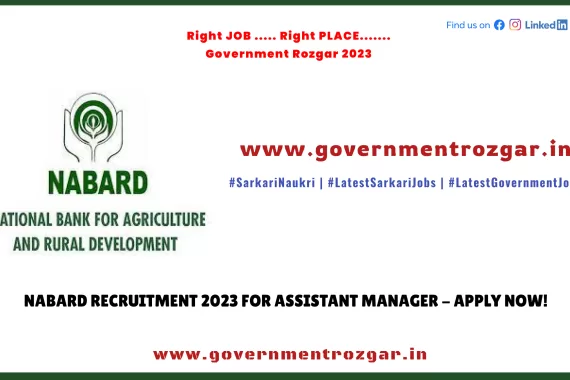 NABARD Recruitment 2023 for Assistant Manager - Apply Now!