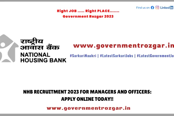 NHB Recruitment 2023 for Managers and Officers