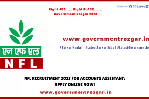 NFL Recruitment 2023 for Accounts Assistant: Apply Online Now!
