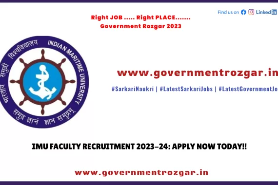 IMU Faculty Recruitment 2023-24: Apply Now Today!!