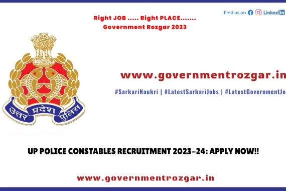 Image showing UP Police Constables Recruitment 2023-24 application process.
