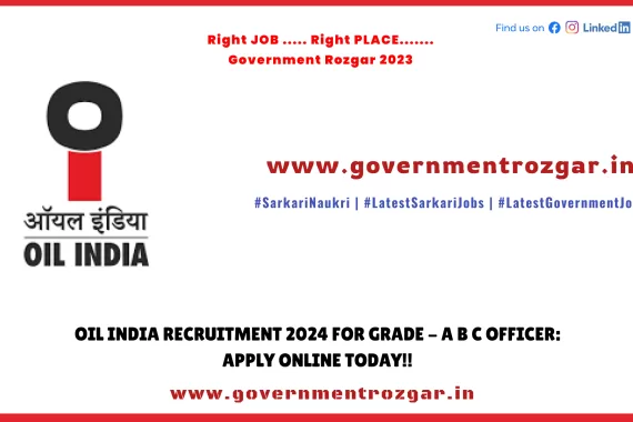 Oil India Recruitment 2024 banner