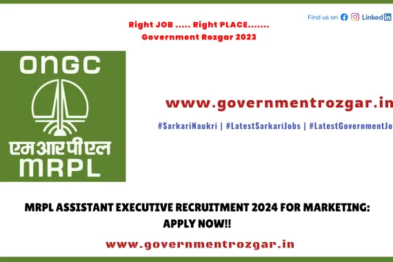 Apply Now for MRPL Assistant Executive Recruitment 2024 - Marketing Vacancy