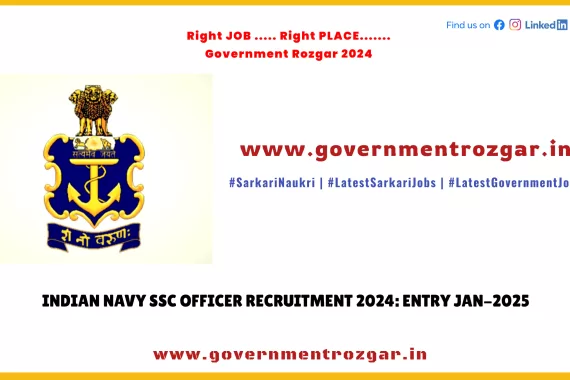 Indian Navy SSC Officer Recruitment 2024: Apply Now for Entry Jan-2025