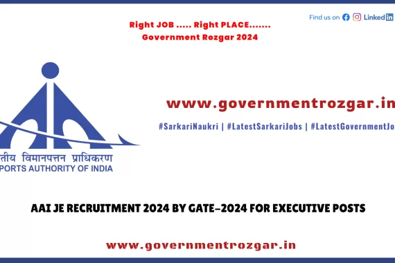 AAI JE Recruitment 2024 by GATE-2024 for Executive Posts