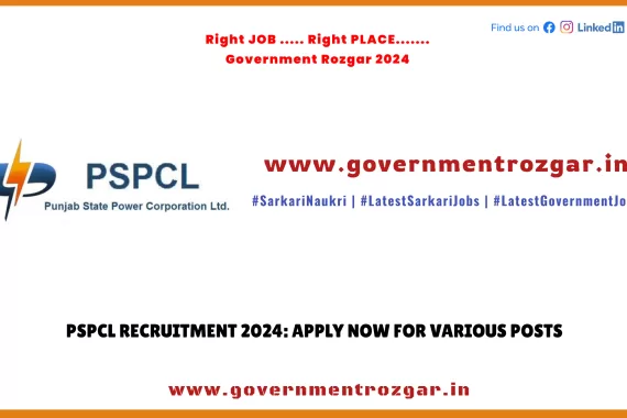 PSPCL Recruitment 2024 - Apply for Various Posts