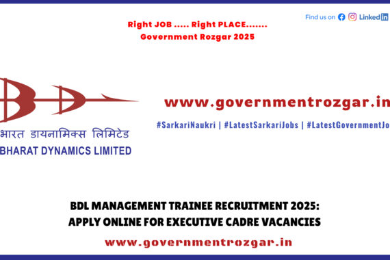 BDL Management Trainee 2025 – Online Application, Eligibility, and Selection Process