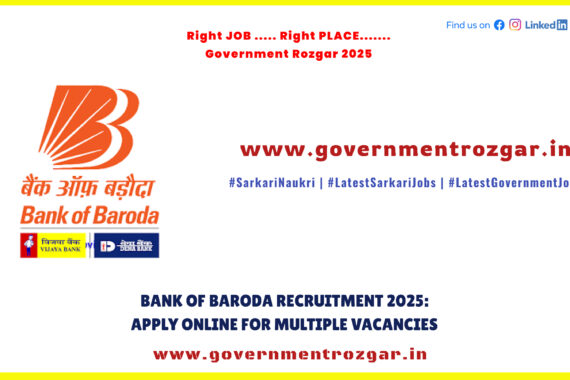 Bank of Baroda Recruitment 2025 job openings