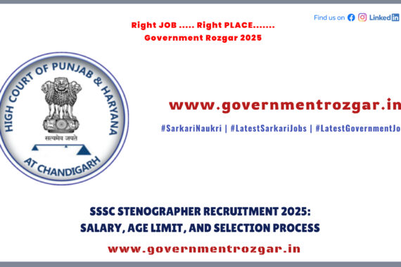 SSSC Stenographer Recruitment 2025 – Salary, Eligibility, and Selection Process Details