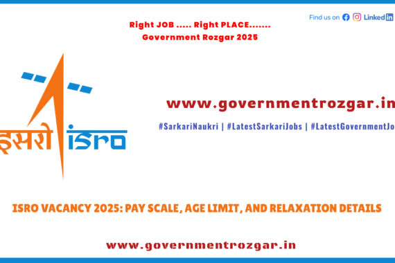 Pay matrix and age limit chart for ISRO Scientist/Engineer SC Recruitment 2025 with category-wise relaxation