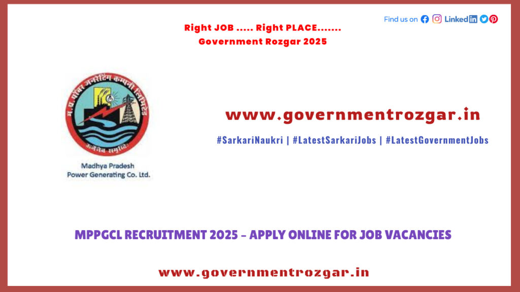 MPPGCL Recruitment 2025 – Apply Online for Job Vacancies